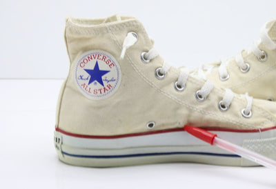 Converse All Star Made in USA Alte Col. Bianco US 5.5 scarpe vintage