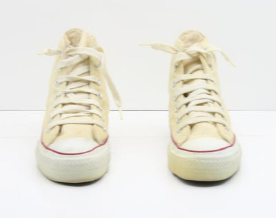 Converse All Star Made in USA Alte Col. Bianco US 4 scarpe vintage