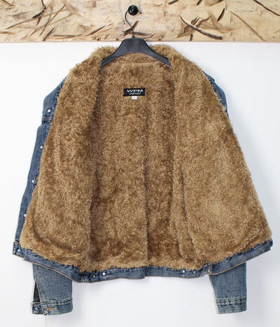 WPM Giacca di Jeans Sherpa Tg. L Denim