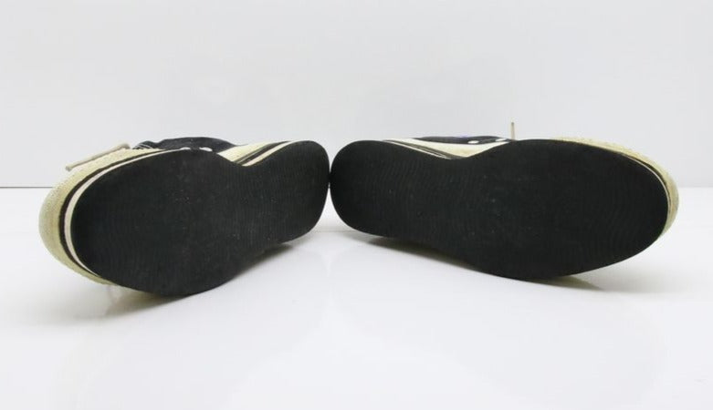 Converse All Star Platform Made in USA Alte Col. Nero scarpe vintage