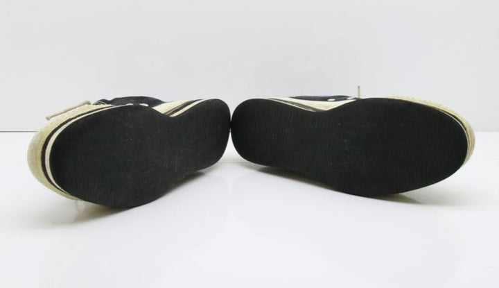 Converse All Star Platform Made in USA Alte Col. Nero scarpe vintage