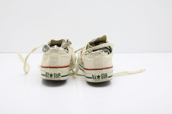 Converse All Star Made in USA Basse US 4 Col. Bianco scarpe vintage