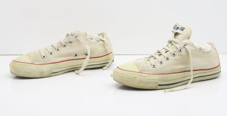 Converse All Star Made in USA Basse US 6.5 Col. Bianco scarpe vintage