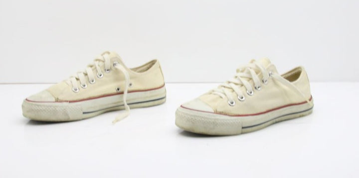 Converse All Star Made in USA Basse US 5.5 Col. Bianco scarpe vintage