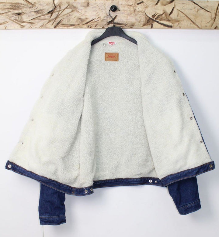 Levi's Sherpa Giacca di Jeans Tg. 50 Denim