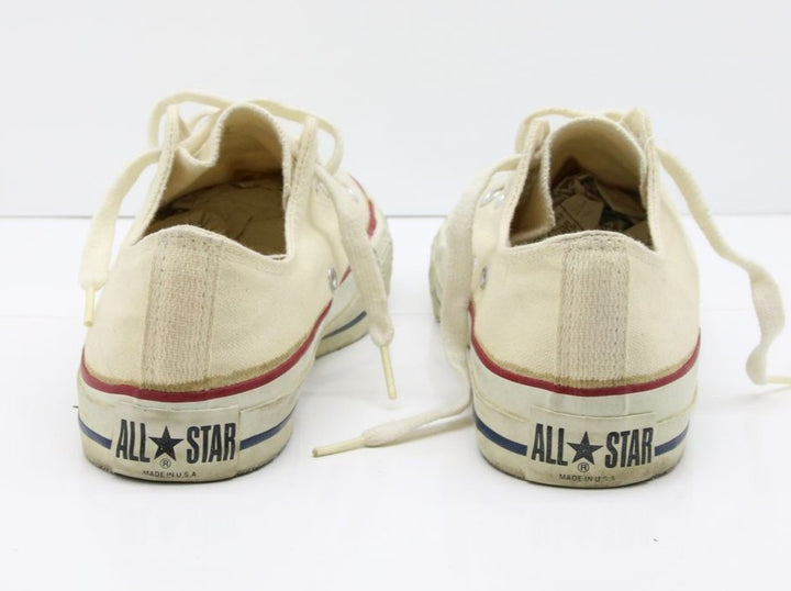 Converse All Star Made in USA Basse US 5.5 Col. Bianco scarpe vintage