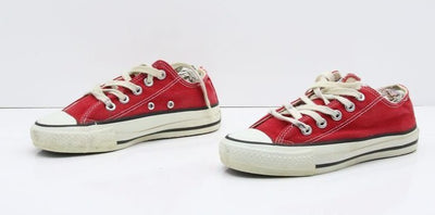 Converse All Star Made in USA Basse US 3 Col. Rosso scarpe vintage