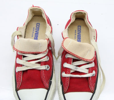 Converse All Star Made in USA Basse US 3 Col. Rosso scarpe vintage