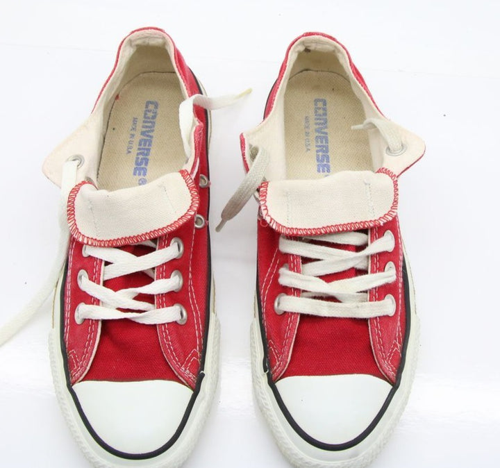 Converse All Star Made in USA Basse US 5 Col. Rosso scarpe vintage