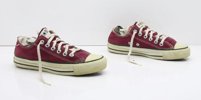 Converse All Star Made in USA Basse US 5.5 Col. Bordeaux scarpe vintage