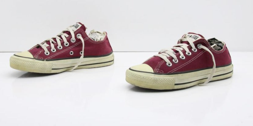 Converse All Star Made in USA Basse US 5.5 Col. Bordeaux scarpe vintage