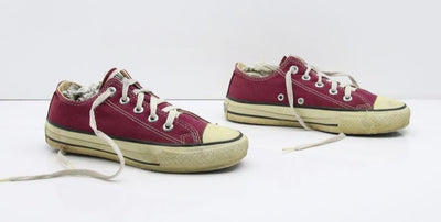 Converse All Star Made in USA Basse US 3.5 Col. Bordeaux scarpe vintage