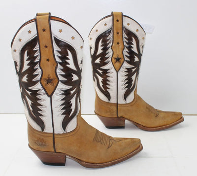 Stivale Cowboy Western vintage N. 36