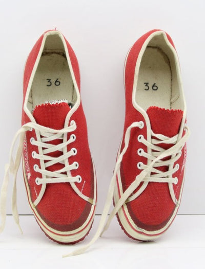 Superga Vintage Eur 36 Basse col. Rosso scarpe