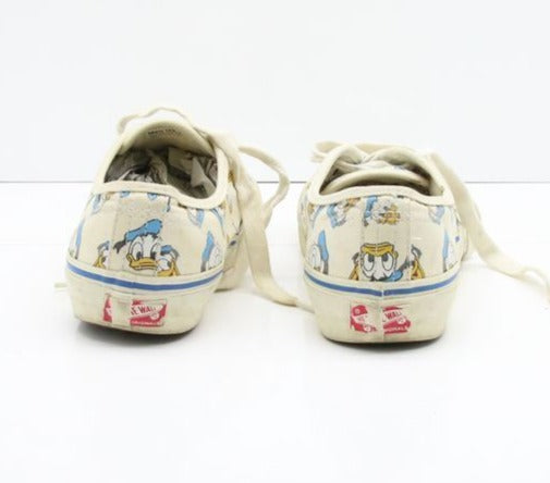 Vans Originals Paperino Col. Bianco Basse Men 5 Women 6.5 Vintage Made in USA