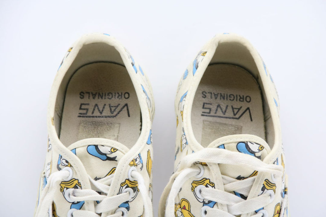 Vans Originals Paperino Col. Bianco Basse Men 5 Women 6.5 Vintage Made in USA