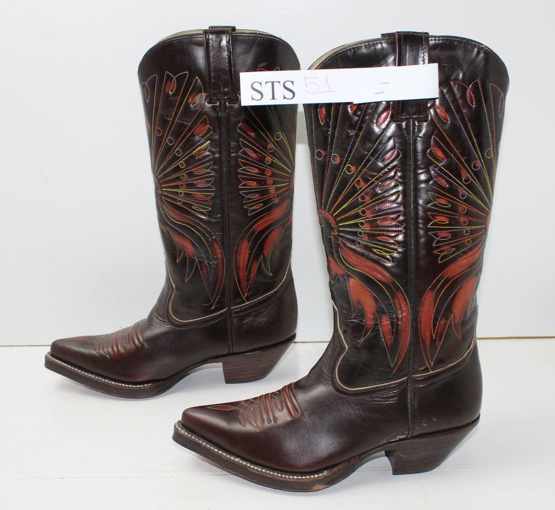 Charro Stivale Western Cowboy vintage  N. 36