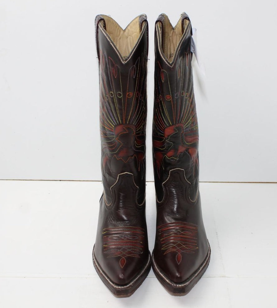 Charro Stivale Western Cowboy vintage  N. 36