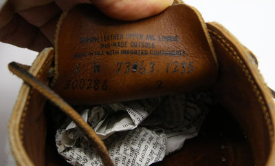 Timberland Chukka in pelle 8 W Vintage Made in USA