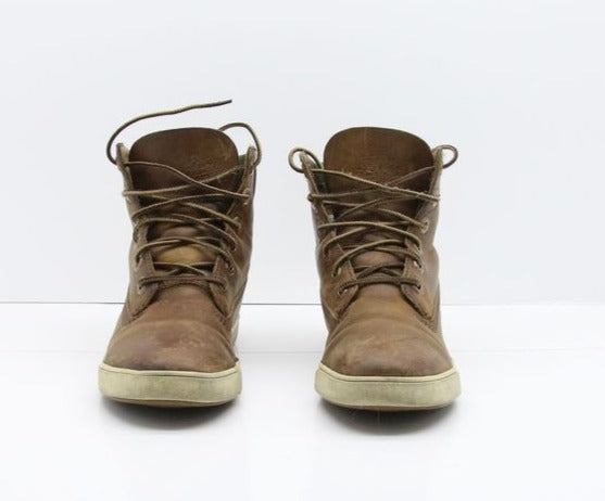 Timberland Scarpe Alte in pelle Eur 37 Marrone Vintage