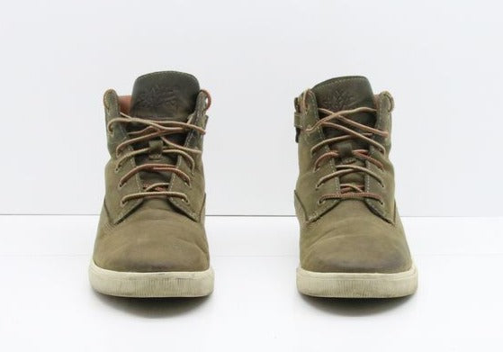 Timberland Scarpe Alte in pelle Eur 38 Verde Vintage