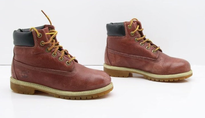 Timberland Stivaletto in pelle Bordeaux 2.5M Vintage