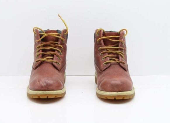 Timberland Stivaletto in pelle Bordeaux 2.5M Vintage