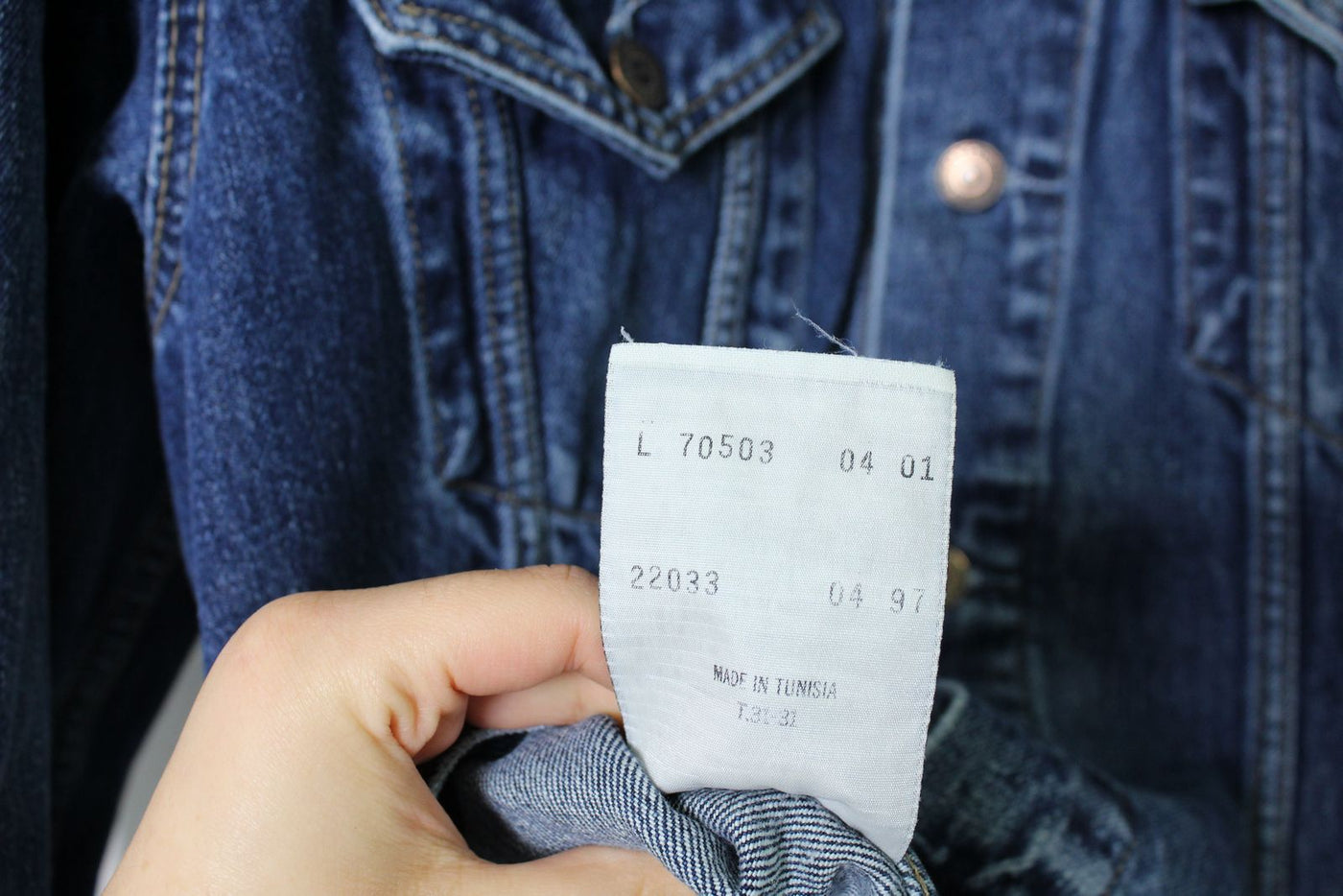 Levi's 70553 Giacca di jeans Vintage
