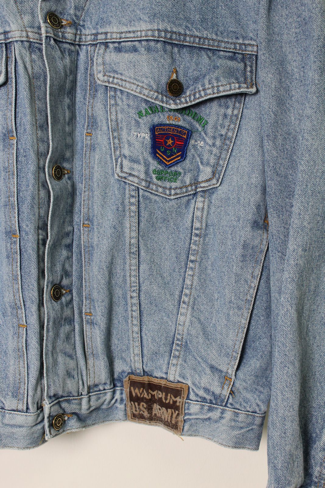 Wampum Giacca di jeans Vintage