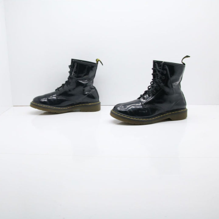 Dr. Martens Stivaletto Nero Lucido Eur 40 Unisex