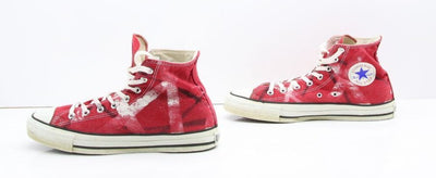 Converse All Star Made in USA Alte Col. Rosso US 10 scarpe vintage