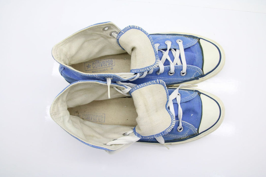 Converse All Star Made in USA Alte Col. Azzurro US 9.5 scarpe vintage