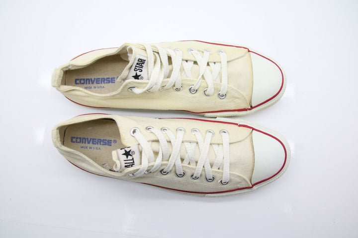 Converse All Star Made in USA Basse Col. Ecru US 10.5 scarpe vintage