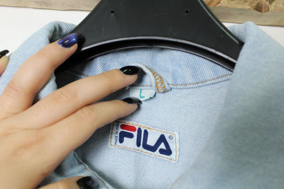 Fila Gilet jeans Vintage  Tg. L