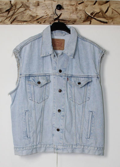 Levi's 70503 gilet di jeans Vintage