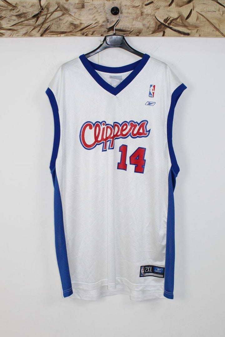 Reebok Maglia da Basket NBA Los Angeles Clippers Livingston #14