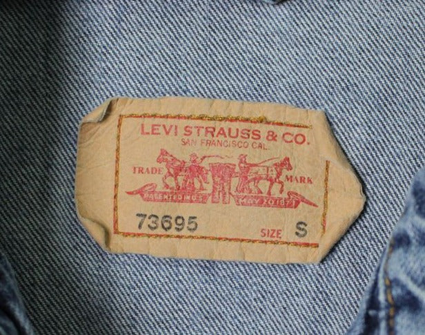 Levi's 73695 Giacca di jenas Vintage Tg. S Denim