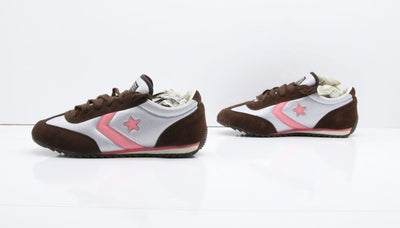 Converse All Star Re-Issue Basse col. Marrone in pelle Eur 39 Uk 5.5 US 8