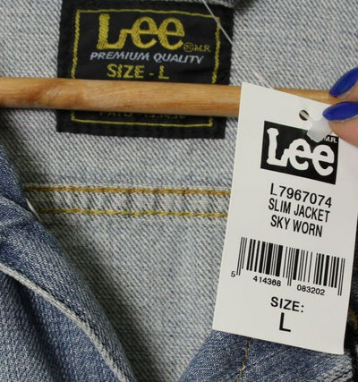 Lee Giacca di jeans Tg. L Denim Slim Jacket Dead Stock w/Tags