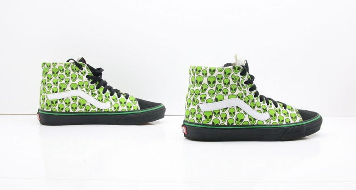 Vans Old Skool Custom Alien Green Ghost UK 8 US 9 Women 10,5