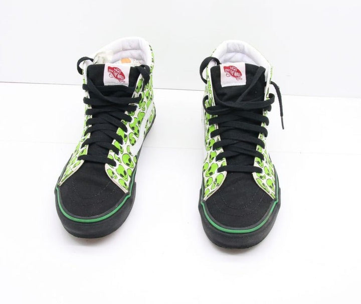 Vans Old Skool Custom Alien Green Ghost UK 8 US 9 Women 10,5