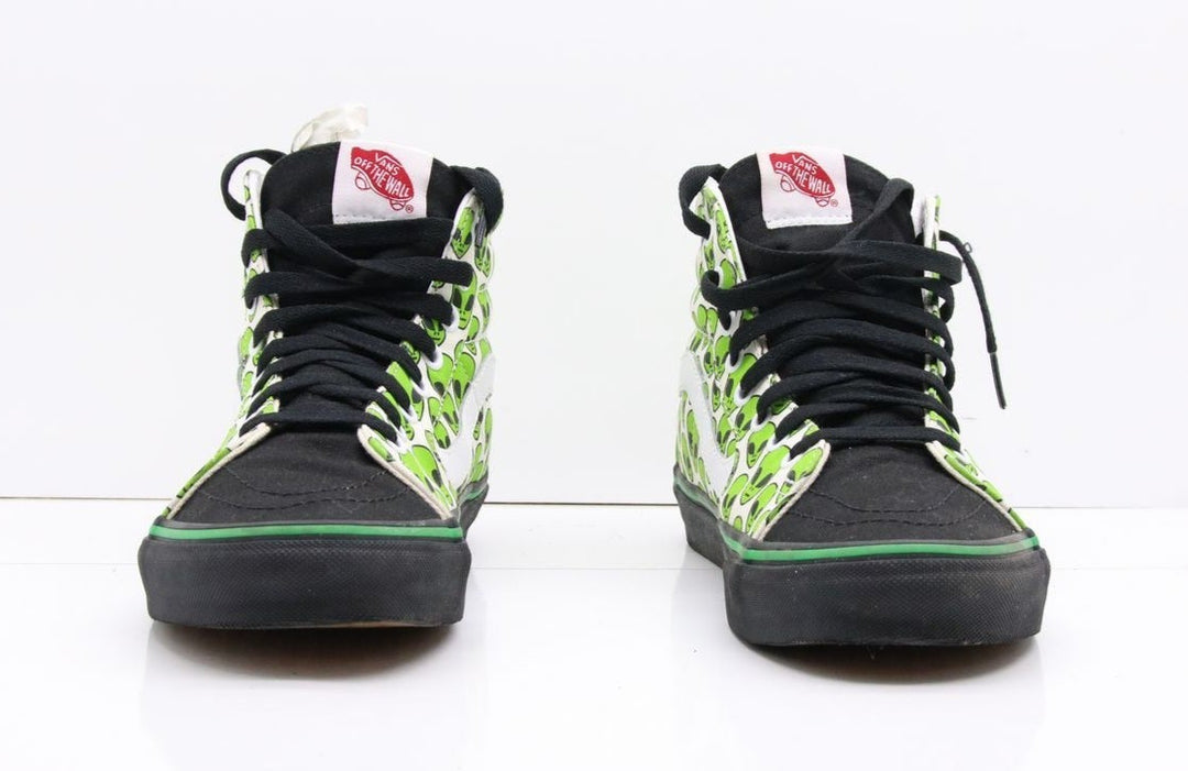 Vans Old Skool Custom Alien Green Ghost UK 8 US 9 Women 10,5