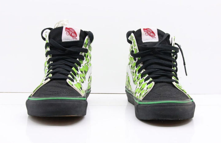 Vans Old Skool Custom Alien Green Ghost UK 8 US 9 Women 10,5