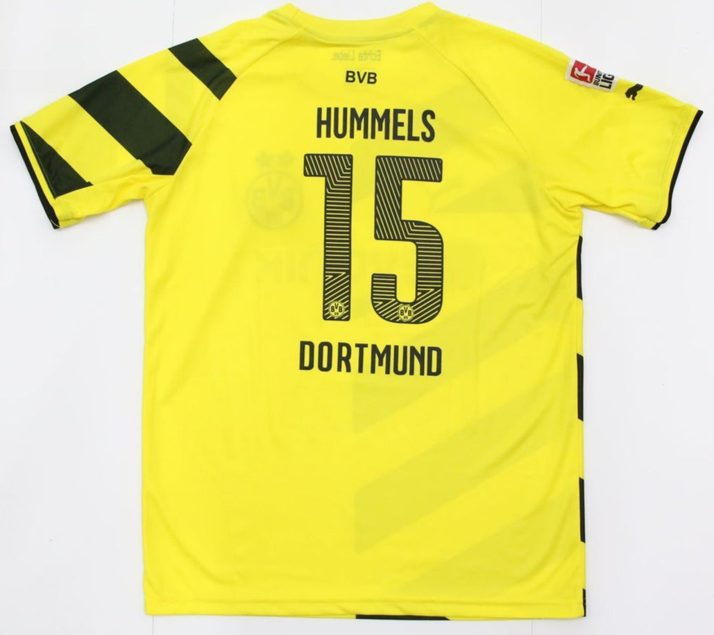 Maglia da calcio Puma Borussia Dortmund 2014/2015 Hummels 15 Taglia M