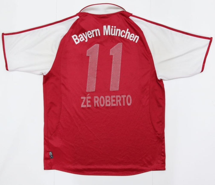 Maglia da calcio Adidas Bayern Munich 2003/2004 Ze Roberto 11 Taglia L