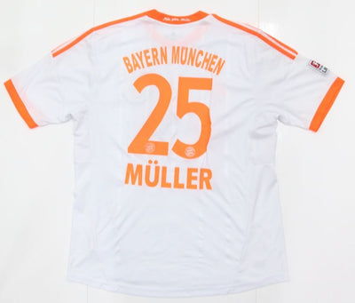Maglia da calcio Adidas Bayern Munich 2012/2013 Muller 25 Taglia L