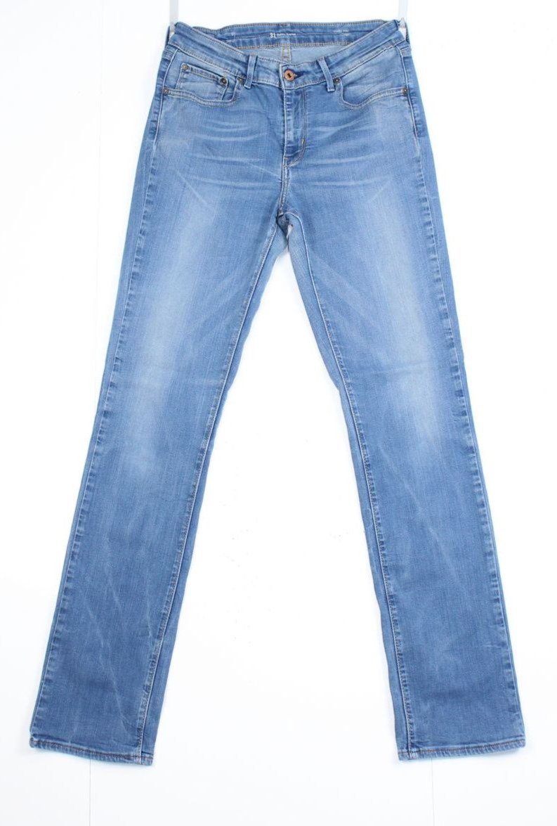 Levi's DEMI CURVE Slim Stretch W31 L32 Denim Jeans Vintage Vita Alta