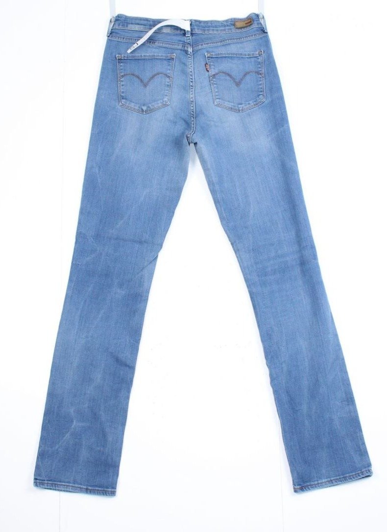 Levi's DEMI CURVE Slim Stretch W31 L32 Denim Jeans Vintage Vita Alta