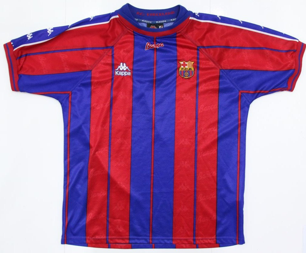 Maglia da calcio Kappa Barcelona 1997/1998 Taglia L