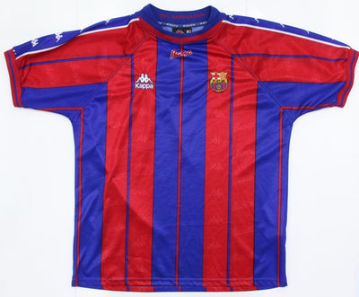 Maglia da calcio Kappa Barcelona 1997/1998 Taglia L